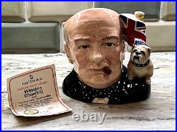 Royal Doulton Toby Character Jug Winston Churchill D6907