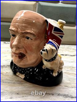 Royal Doulton Toby Character Jug Winston Churchill D6907