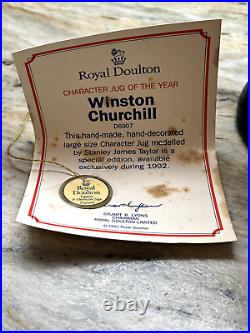 Royal Doulton Toby Character Jug Winston Churchill D6907