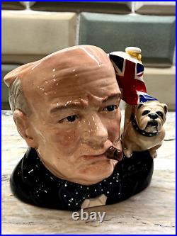 Royal Doulton Toby Character Jug Winston Churchill D6907