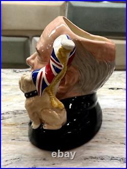 Royal Doulton Toby Character Jug Winston Churchill D6907