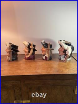 Royal Doulton Toby Character Mugs Four Musketeers Large 7 Tall