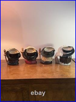 Royal Doulton Toby Character Mugs Four Musketeers Large 7 Tall