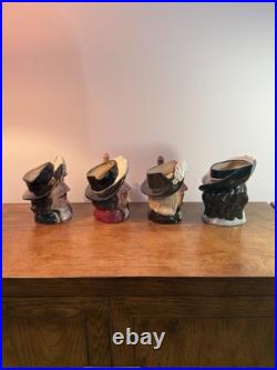 Royal Doulton Toby Character Mugs Four Musketeers Large 7 Tall