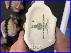 Royal Doulton Toby Jug 1966 North American Indian set