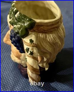 Royal Doulton Toby Jug Bacchus D6499 Large Character Mug Excellent Condition
