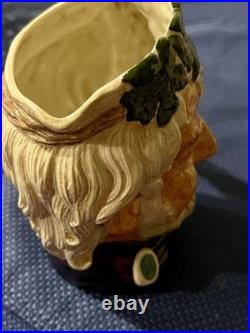 Royal Doulton Toby Jug Bacchus D6499 Large Character Mug Excellent Condition