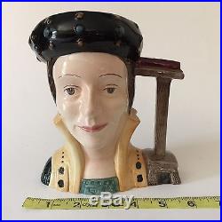 Royal Doulton Toby Jug Catherine Parr D 6664 Large Character Mug Henry VIII Wife