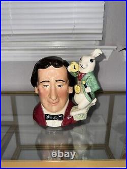 Royal Doulton Toby Jug, Character Jug of the Year 1998 Lewis Carroll D7096, 8