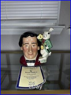 Royal Doulton Toby Jug, Character Jug of the Year 1998 Lewis Carroll D7096, 8