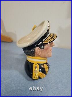 Royal Doulton Toby Jug D6944 Earl Mountbatten of Burma Ltd Ed 349/5000