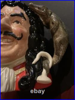 Royal Doulton Toby Jug D6947 CAPTAIN HOOK 1994 Character Jug of the Year 6 1/2 Royal Doulton Toby Jug D6947 CAPTAIN HOOK 1994 Character Jug of the Year 6 1/2