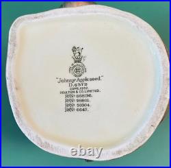 Royal Doulton Toby Jug Johnny Appleseed D6372 Large Early Edition Flawless