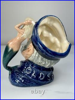 Royal Doulton Toby Jug Old Salt D6551 Large Vintage 1960s 7 Sailor Character