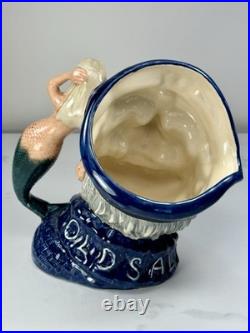 Royal Doulton Toby Jug Old Salt D6551 Large Vintage 1960s 7 Sailor Character
