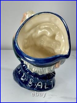 Royal Doulton Toby Jug Old Salt D6551 Large Vintage 1960s 7 Sailor Character