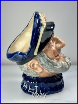 Royal Doulton Toby Jug Old Salt D6551 Large Vintage 1960s 7 Sailor Character