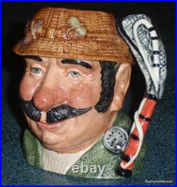 Royal Doulton Toby Jug The Angler Made in England D 7065 1997 Fishing Gift