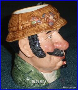 Royal Doulton Toby Jug The Angler Made in England D 7065 1997 Fishing Gift