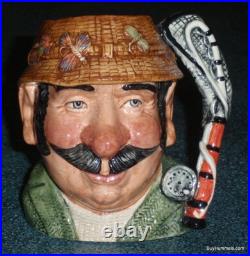 Royal Doulton Toby Jug The Angler Made in England D 7065 1997 Fishing Gift