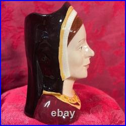 Royal Doulton Toby Jug or Mug CATHERINE OF ARAGON D6657 Small England 1975 Royal Doulton Toby Jug or Mug CATHERINE OF ARAGON D6657 Small England 1975