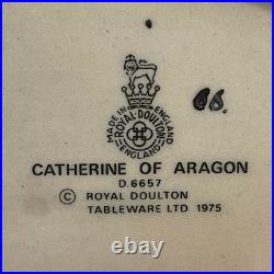 Royal Doulton Toby Jug or Mug CATHERINE OF ARAGON D6657 Small England 1975 Royal Doulton Toby Jug or Mug CATHERINE OF ARAGON D6657 Small England 1975