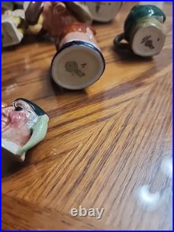 Royal Doulton Toby Jugs 18 Count in the lot, Large, Medium & Tini. Exc. Condit