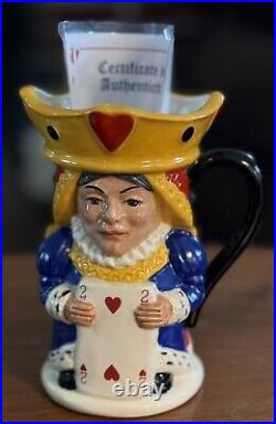 Royal Doulton Toby Jugs Set Of 4 King/Queen Of Hearts/Clubs/Diamonds/Spades