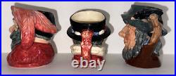 Royal Doulton Toby Jugs Set of 3 Antique
