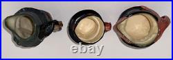 Royal Doulton Toby Jugs Set of 3 Antique