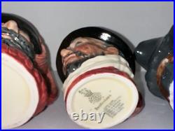 Royal Doulton Toby Jugs Set of 3 Antique