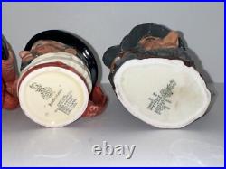 Royal Doulton Toby Jugs Set of 3 Antique