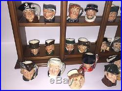 Royal Doulton Toby Mugs/Mini Character Jugs Lot Of 25 MINT COND. $175 BUY NOW