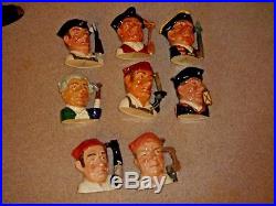 Royal Doulton Toby Mugs/character Jugs Complete Williamsburg Collection All 8jug