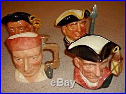 Royal Doulton Toby Mugs/character Jugs Complete Williamsburg Collection All 8jug