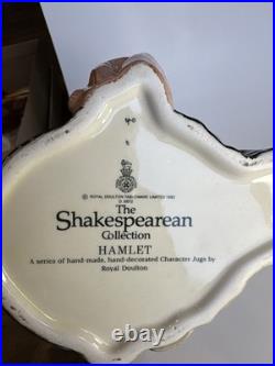 Royal Doulton Toby Shakespearean Collection Character Jug Hamlet D6672 Large