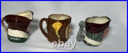 Royal Doulton Toby mugs lot of 10 3 1/2 inch size excellent condition