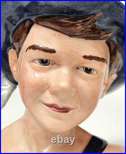 Royal Doulton Tom Sawyer Huckleberry Finn Character Jug Duo D7187, D7177 England