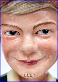 Royal Doulton Tom Sawyer Huckleberry Finn Character Jug Duo D7187, D7177 England Royal Doulton Tom Sawyer Huckleberry Finn Character Jug Duo D7187, D7177 England