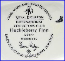 Royal Doulton Tom Sawyer Huckleberry Finn Character Jug Duo D7187, D7177 England Royal Doulton Tom Sawyer Huckleberry Finn Character Jug Duo D7187, D7177 England