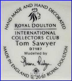 Royal Doulton Tom Sawyer & Huckleberry Finn Character Jugs D7187, D7177 Set Of 2