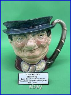 Royal Doulton Tony Weller Musical Character Jug 1937-1939 D5888, 6.5