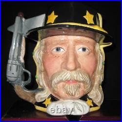 Royal Doulton Two Sided Character Jug Sitting Bull & Custer D6712