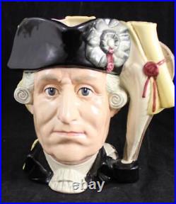 Royal Doulton Two Sided Jug Antagonists Seige of Yorktown D6749