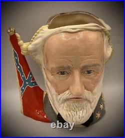 Royal Doulton Ulysses Grant Robert E. Lee D6698 Antagonists' Civil War Toby Mug