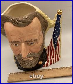 Royal Doulton Ulysses Grant Robert E. Lee D6698 Antagonists' Civil War Toby Mug