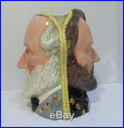 Royal Doulton Ulysses S Grant & Robert E Lee Antagonists Character Jug D6698