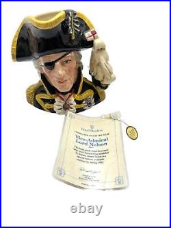 Royal Doulton Vice-Admiral Lord Nelson Character Jug Large D6932