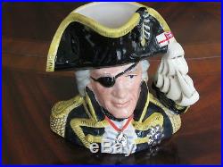 Royal Doulton Vice-Admiral Lord Nelson D6932 Character Jug of the Year 1993 Mint