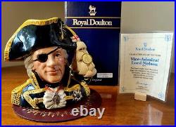 Royal Doulton Vice-Admiral Lord Nelson D6932, Special Edition with Box and CoA